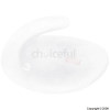 Unbranded Odds and Ends White Coloured Large Size Oval