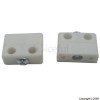 Unbranded Odds and Ends White Knockdown Fittings Pack of 4