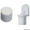 Unbranded Odds and Ends White Plastic Shelf Sockets and