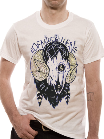 Unbranded Of Mice and Men (Ram Skull) T-shirt
