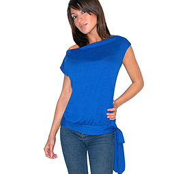 In the style of that worn by the girls of Atomic Kitten