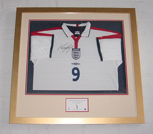 Official England 2003/05 Shirt - Signed by Wayne Rooney