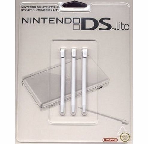 Official Nintendo DS Lite 3 Stylus Set - Black