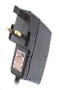 Official Nintendo DS Lite 3-pin power supply.