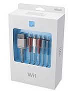 Unbranded Official Nintendo Wii Component AV Cable
