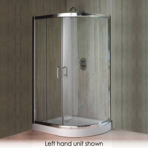 Unbranded Offset Quadrant Shower Enclosure (including