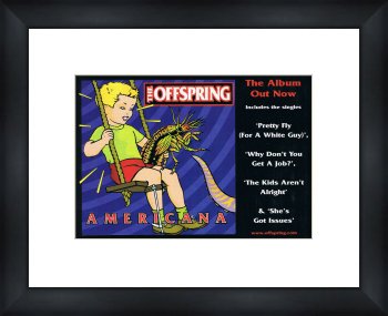 Unbranded OFFSPRING Americana - Custom Framed Original Ad
