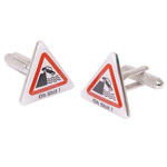 Unbranded Oh S**t Road Sign Cufflinks