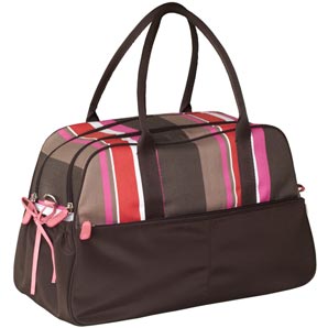 OiOi Changing Bag- Chocolate Stripe