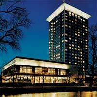 The Hotel Okura Amsterdam is a luxury hotel located on the banks of the Amstel Canal, close to the f