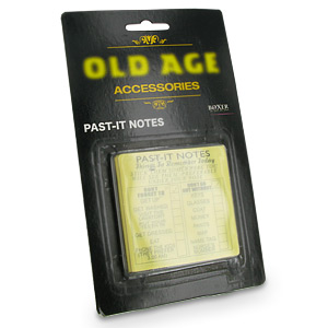 Unbranded Old Age Past It Notes