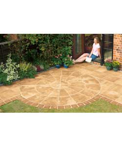 Old Riven Circle Patio Kit AG