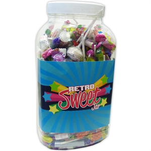 Unbranded Old School Sweets Jar - 1.5 kg