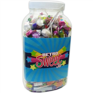 Unbranded Old School Sweets Jar - 1.5 kg