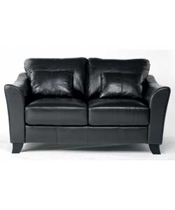 Unbranded Oliver Regular Leather Sofa - Chocolate