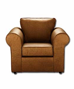 Olivia Tan Leather Chair