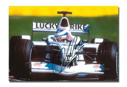 Olivier Panis Signed BAR Photo