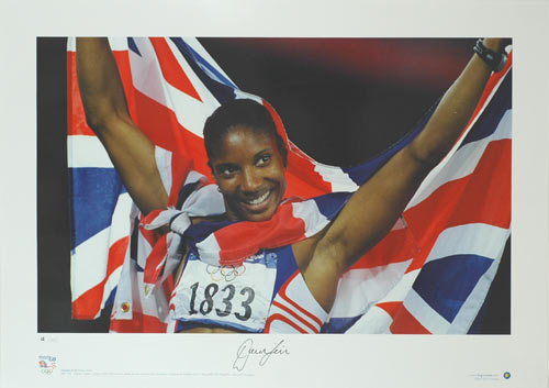 Olympic Gold: Signed by Denise Lewis