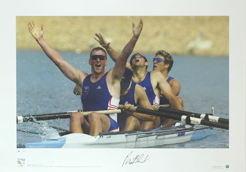 Olympic Gold: Signed by Mathew Pinsent