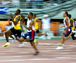 Unbranded Olympics - Athletics / Evening Session: Menand#39;s 1500m Round 1, Menand39;s 100m Round 2, Womenan