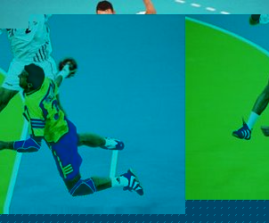 Unbranded Olympics - Menand#39;s Handball / Menand39;s Semifinal 01 and Menand39;s Semifinal 02