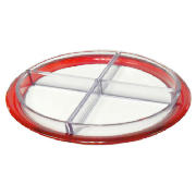 Unbranded Omada Hors D Oeuvres 5 Piece Dish Set, Red