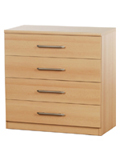 A fantasticchest of drawers  with modern  silver handles.A great functionaldesign  the Ohama 4