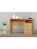 The Omaha Dressing Table is a fantastic3 drawer dressing table  with modern  silver handles.A great
