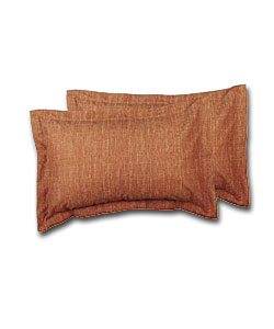 Omega Oxford Pillowcase - Terracotta