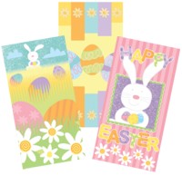 Unbranded One Glitter Easter Paper Treat Bag