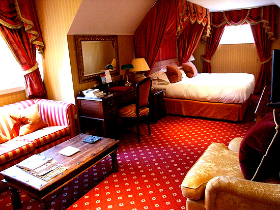 Unbranded One Nightand#8217;s Deluxe Room BandB for Two at Langshott Manor