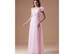 Unbranded One-shoulder Backless Beading Empire Bow Sloping