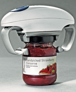Place on jar, push button and One Touch will automatically open the lid. Can open jars 30mm to 101mm