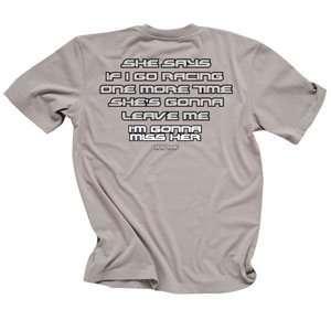 The Onfire Miss Her slogan T-shirt is ideal for training the gym match day warm-ups or when just tak