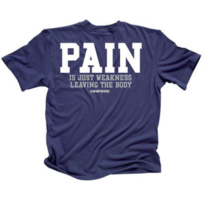 The Onfire Pain slogan T-shirt is ideal for training the gym match day warm-ups or when just taking 