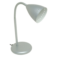 A stylish and modern flexi-neck desk lamp that will light up your work area.