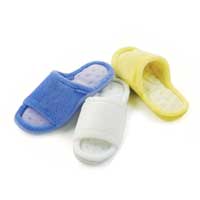 Unbranded Open Toe Terry Pillowstep Slide Iris Size 4