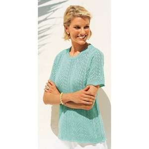 Unbranded Openwork Short Sleeved Sweater