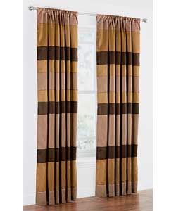 Unbranded Opulence Chocolate Curtains - 66 x 72 inches