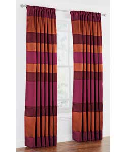 Unbranded Opulence Red Curtains - 66 x 72 inches