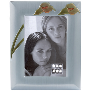 Unbranded Orchid Brushed Silver Photo Frame