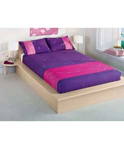 Orchid Double Duvet Cover Set - Pink