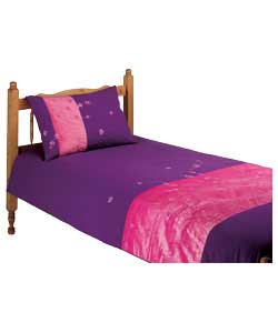 Orchid Single Duvet Cover Set - Pink