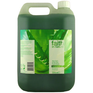 Unbranded Organic Aloe Vera and Tea Tree Hand Wash by Faith in Nature (5lt)