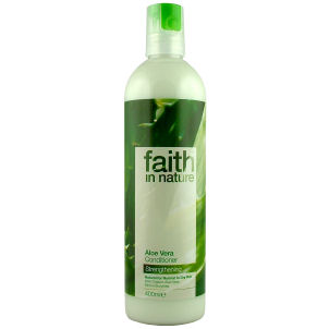Organic Aloe Vera conditioner, by Faith in Nature, regenerates hair as it contains many enzymes, ami