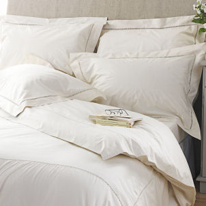 Unbranded Organic Cotton Lace Edge Single Duvet Cover