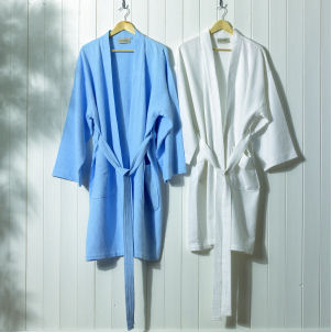 Unbranded Organic Cotton Waffle Robe