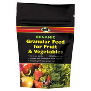 Unbranded Organic Granular Feed for Vegetables - 1.5kg