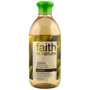 Unbranded Organic Seaweed Shower Gel/Bath Foam by Faith in Nature (400ml)