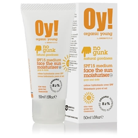 Unbranded Organic Young Face The Sun Moisturiser SPF 15